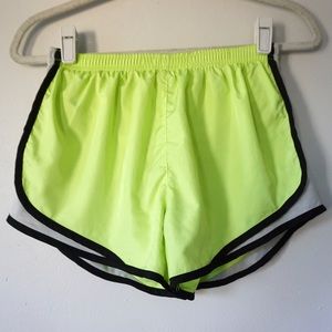 90 DEGREES BY REFLEX | Neon Green Running Shorts